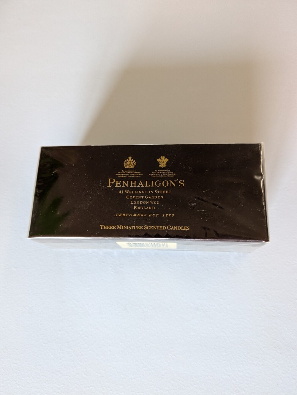 new vintage PENHALIGON'S ENGLAND 3 miniature candle gift set